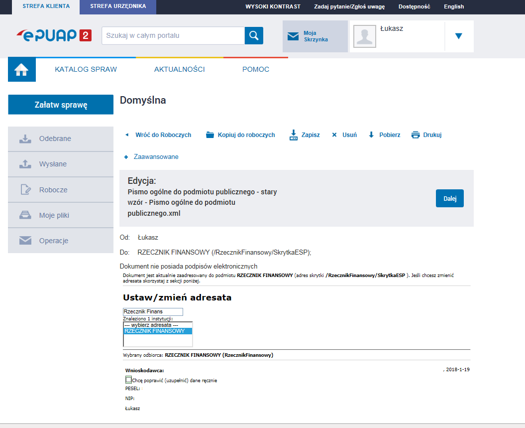 Rzecznik Finansowy
