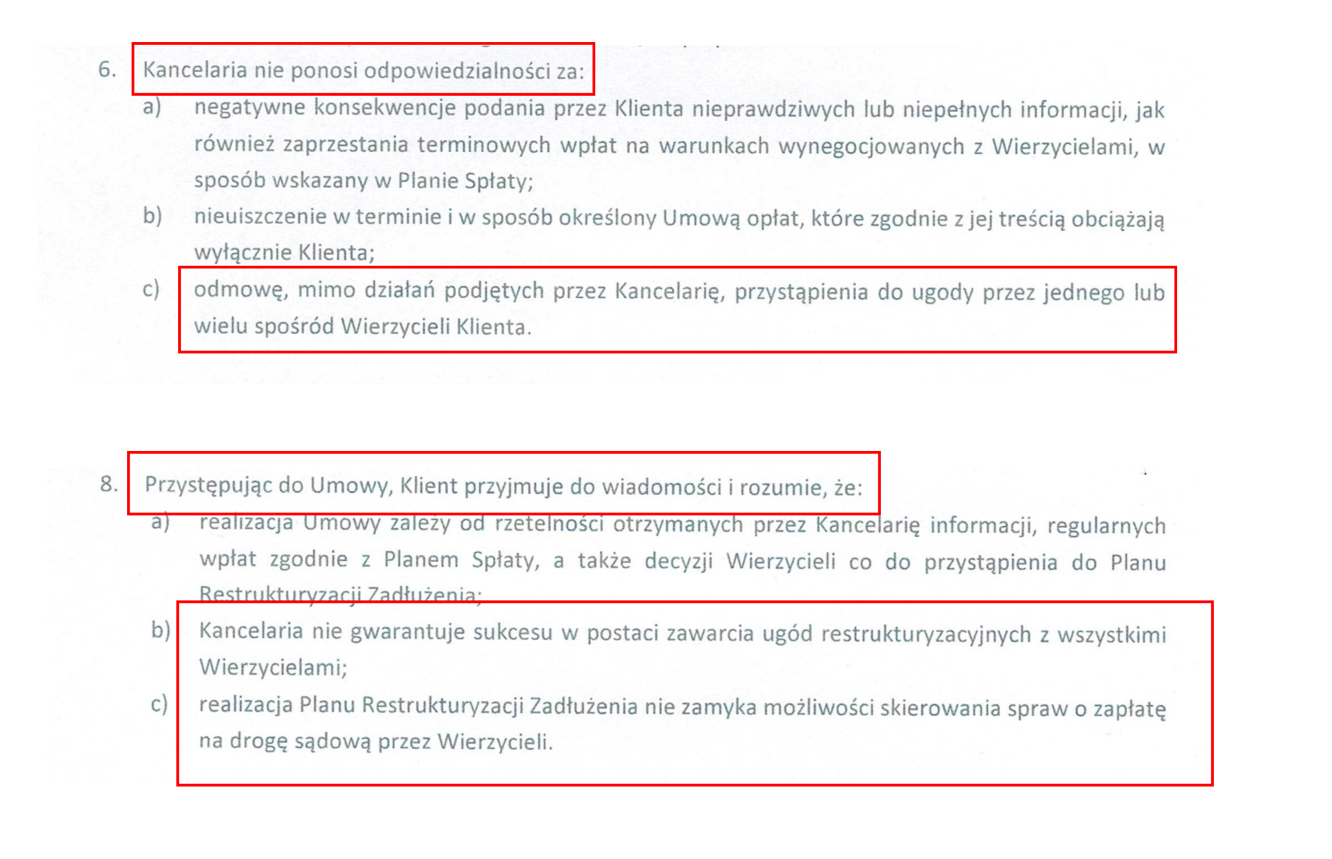 Ulga od długu – wyłączenie odpowiedzialności Ulga od długu - wyłączenie odpowiedzialności