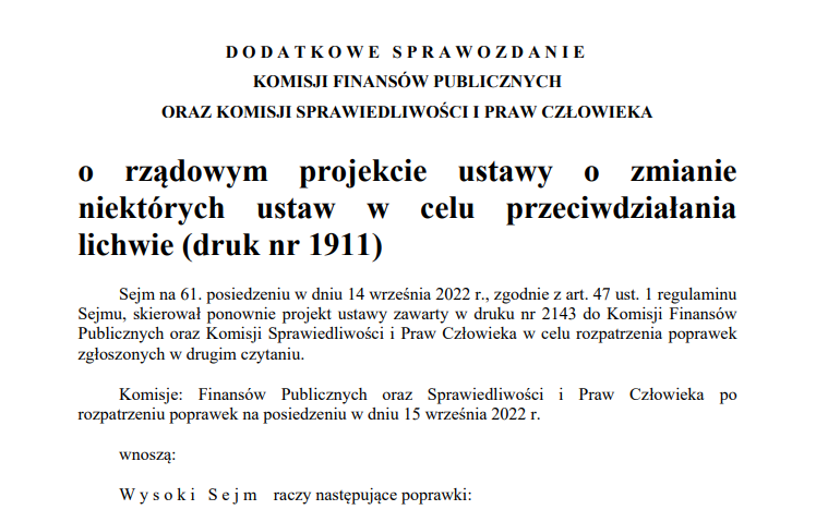cios dla rynku szybkich pożyczek