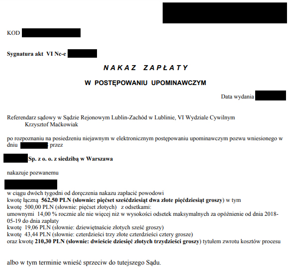 jak napisać sprzeciw od nakazu zapłaty jak napisać sprzeciw od nakazu zapłaty