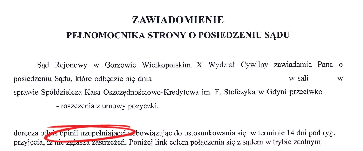 SKOK opinia biegłego SKOK opinia biegłego