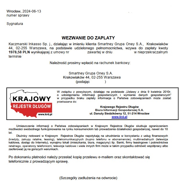 Kaczmarski Inkasso Kaczmarski Inkasso opinie