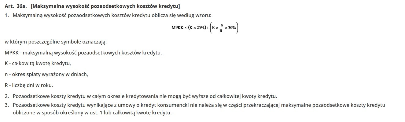 Czy koszty w Provident to lichwa?