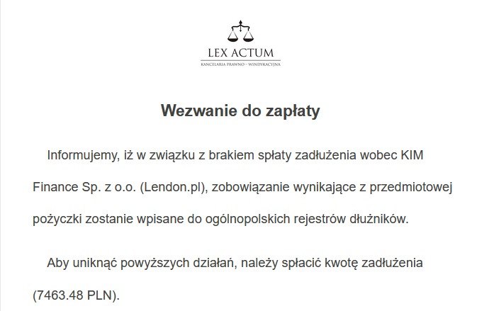 lex actum lex actum